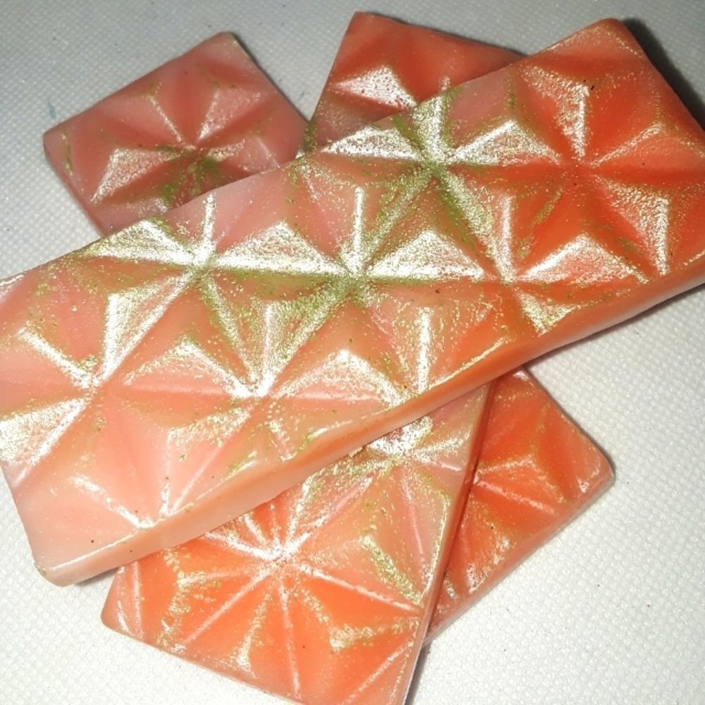 HAND crafted Sunset waxmelt glitter bar 1pc